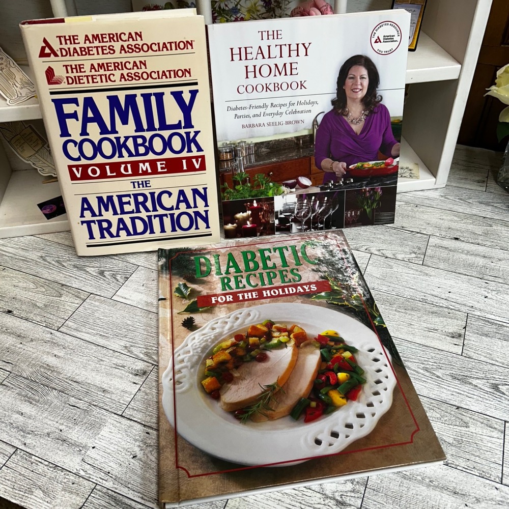 Diabetic Cookbook Lot 3 Books Healthy Home Family Tradition Holiday Recipes
